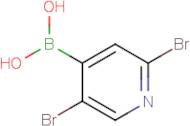 2,5-Dibromo-4-pyridinylboronic acid