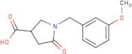 1-(3-Methoxybenzyl)-5-oxopyrrolidine-3-carboxylic acid