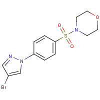 4-{[4-(4-Bromo-1H-pyrazol-1-yl)phenyl]sulfonyl}morpholine