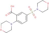 2-Morpholin-4-yl-5-(morpholin-4-ylsulfonyl)benzoic acid