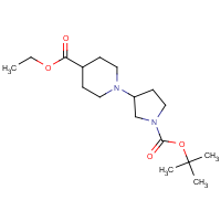 tert-Butyl 3-[4-(ethoxycarbonyl)piperidin-1-yl]pyrrolidine-1-carboxylate