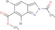 Methyl 2-acetyl-5,7-dibromo-2H-indazole-6-carboxylate