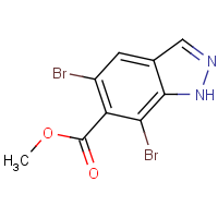 Methyl 5,7-dibromo-1H-indazole-6-carboxylate