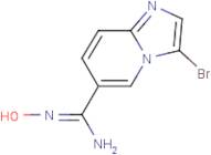 3-Bromo-N'-hydroxyimidazo[1,2-a]pyridine-6-carboximidamide