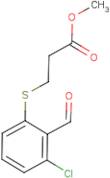 Methyl 3-[(3-chloro-2-formylphenyl)thio]propanoate