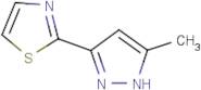 2-(5-Methyl-1H-pyrazol-3-yl)-1,3-thiazole