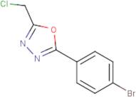 2-(4-Bromophenyl)-5-(chloromethyl)-1,3,4-oxadiazole