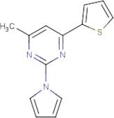 4-Methyl-2-(1H-pyrrol-1-yl)-6-thien-2-ylpyrimidine