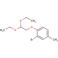 2-Bromo-1-(2,2-diethoxyethoxy)-4-methylbenzene