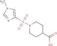 1-[(1-Methyl-1H-imidazol-4-yl)sulfonyl]piperidine-4-carboxylic acid