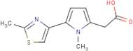 [1-Methyl-5-(2-methyl-1,3-thiazol-4-yl)-1H-pyrrol-2-yl]acetic acid