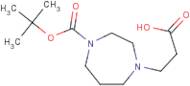 3-[4-(tert-Butoxycarbonyl)homopiperazin-1-yl]propanoic acid