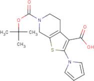 6-(tert-Butoxycarbonyl)-2-(1H-pyrrol-1-yl)-4,5,6,7-tetrahydrothieno[2,3-c]pyridine-3-carboxylic ...