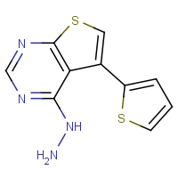 4-Hydrazino-5-thien-2-ylthieno[2,3-d]pyrimidine