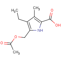 5-[(Acetyloxy)methyl]-4-ethyl-3-methyl-1H-pyrrole-2-carboxylic acid