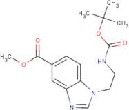 Methyl 1-{2-[(tert-butoxycarbonyl)amino]ethyl}-1H-benzimidazole-5-carboxylate