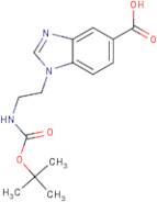 1-{2-[(tert-Butoxycarbonyl)amino]ethyl}-1H-benzimidazole-5-carboxylic acid