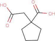 1-(Carboxymethyl)cyclopentane-1-carboxylic acid