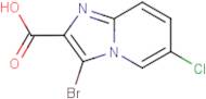 3-Bromo-6-chloroimidazo[1,2-a]pyridine-2-carboxylic acid