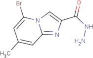 5-Bromo-7-methylimidazo[1,2-a]pyridine-2-carbohydrazide