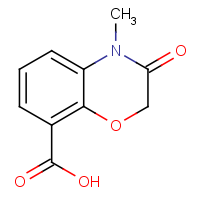 3,4-Dihydro-4-methyl-3-oxo-2H-1,4-benzoxazine-8-carboxylic acid