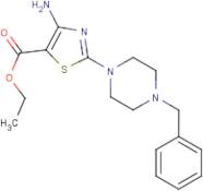 Ethyl 4-amino-2-(4-benzylpiperazin-1-yl)-1,3-thiazole-5-carboxylate