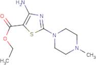 Ethyl 4-amino-2-(4-methylpiperazin-1-yl)-1,3-thiazole-5-carboxylate