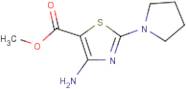 Methyl 4-amino-2-pyrrolidin-1-yl-1,3-thiazole-5-carboxylate