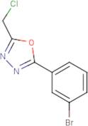 2-(3-Bromophenyl)-5-(chloromethyl)-1,3,4-oxadiazole