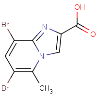 6,8-Dibromo-5-methylimidazo[1,2-a]pyridine-2-carboxylic acid