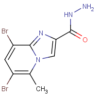 6,8-Dibromo-5-methylimidazo[1,2-a]pyridine-2-carbohydrazide