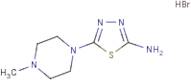5-(4-Methylpiperazin-1-yl)-1,3,4-thiadiazol-2-amine hydrobromide