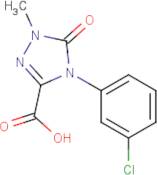 4-(3-Chlorophenyl)-1-methyl-5-oxo-4,5-dihydro-1H-1,2,4-triazole-3-carboxylic acid