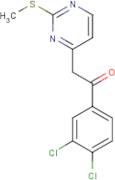 1-(3,4-Dichlorophenyl)-2-[2-(methylthio)pyrimidin-4-yl]ethanone