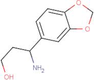 3-Amino-3-(1,3-benzodioxol-5-yl)propan-1-ol