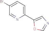 5-Bromo-2-(1,3-oxazol-5-yl)pyridine