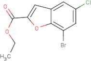 Ethyl 7-bromo-5-chlorobenzo[b]furan-2-carboxylate