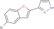 3-(5-Bromo-1-benzofuran-2-yl)-1H-pyrazole