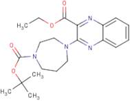 tert-Butyl 4-[3-(ethoxycarbonyl)quinoxalin-2-yl]homopiperazine-1-carboxylate