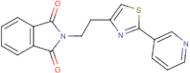 2-(2-(2-(3-Pyridinyl)-1,3-thiazol-4-yl)ethyl)-1H-isoindole-1,3(2H)-dione