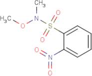 N-Methoxy-N-methyl-2-nitrobenzenesulfonamide