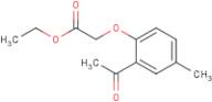 Ethyl (2-acetyl-4-methylphenoxy)acetate
