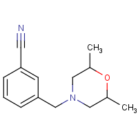 3-[(2,6-Dimethylmorpholin-4-yl)methyl]benzonitrile