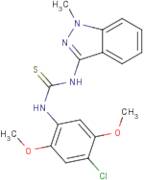 N-(4-Chloro-2,5-dimethoxyphenyl)-N'-(1-methyl-1H-indazol-3-yl)thiourea