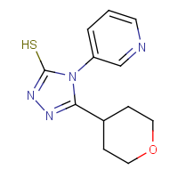 4-Pyridin-3-yl-5-tetrahydro-2H-pyran-4-yl-4H-1,2,4-triazole-3-thiol