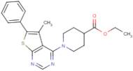 Ethyl 1-(5-methyl-6-phenylthieno[2,3-d]pyrimidin-4-yl)piperidine-4-carboxylate