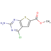 Methyl 2-amino-4-chlorothieno[2,3-d]pyrimidine-6-carboxylate