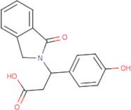 3-(4-Hydroxyphenyl)-3-(1-oxo-1,3-dihydro-2H-isoindol-2-yl)propanoic acid