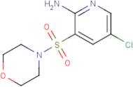 5-Chloro-3-(morpholin-4-ylsulfonyl)pyridin-2-amine