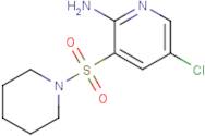 5-Chloro-3-(piperidin-1-ylsulfonyl)pyridin-2-amine